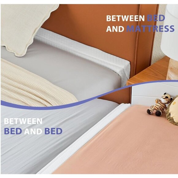 RUJIPO Bed Wedge Pillow for Headboard - Wedge Pillow Headboard Full(54"x10"x6") - Picture 6 of 8